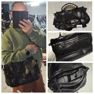 Proenza Schouler Black Leather Satchel